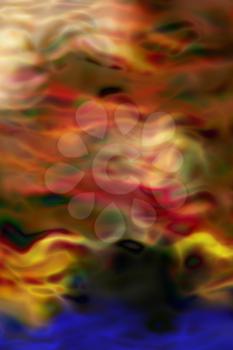 Burning flames of the different colors background